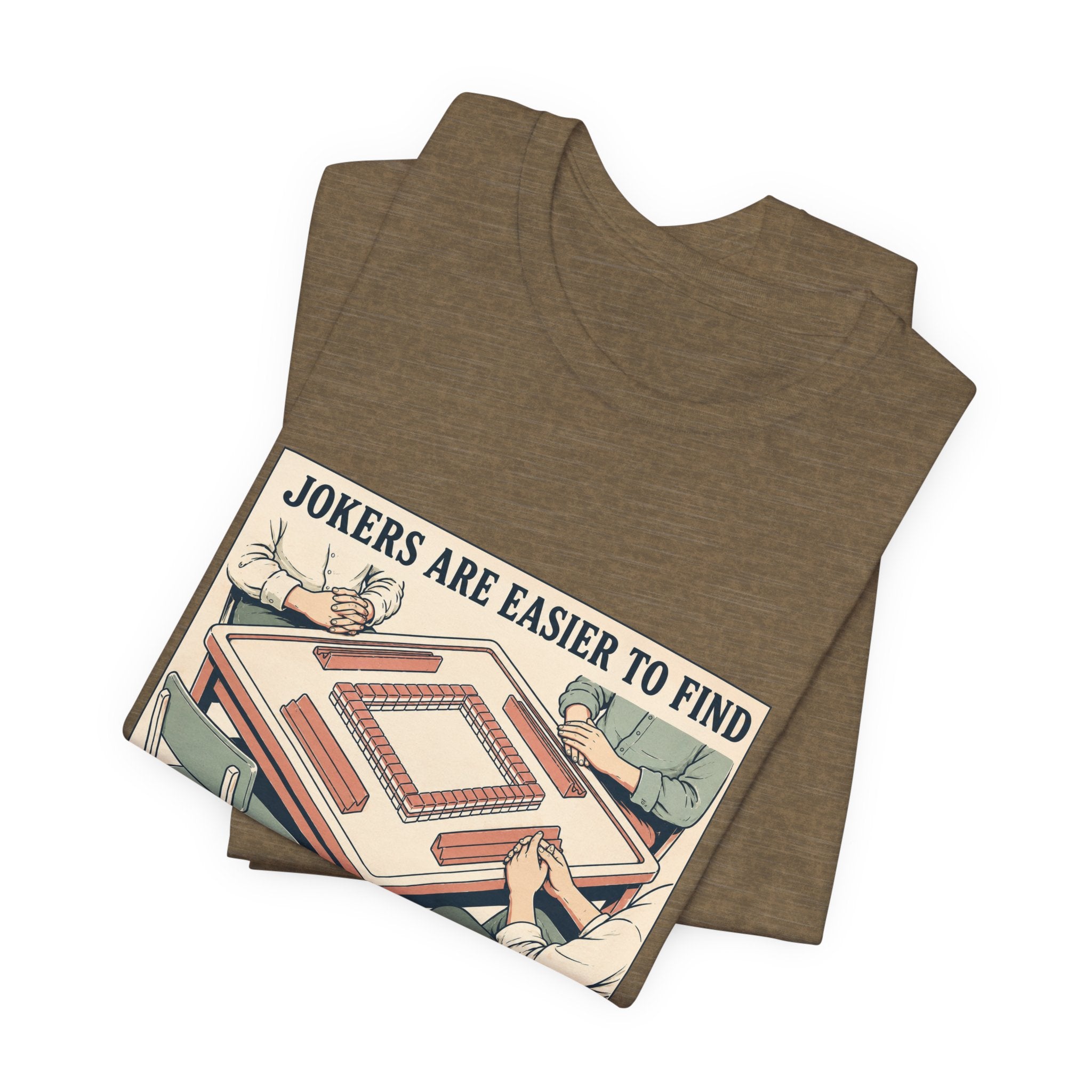 Jokers Are Easier – American Mah Jongg T-Shirt