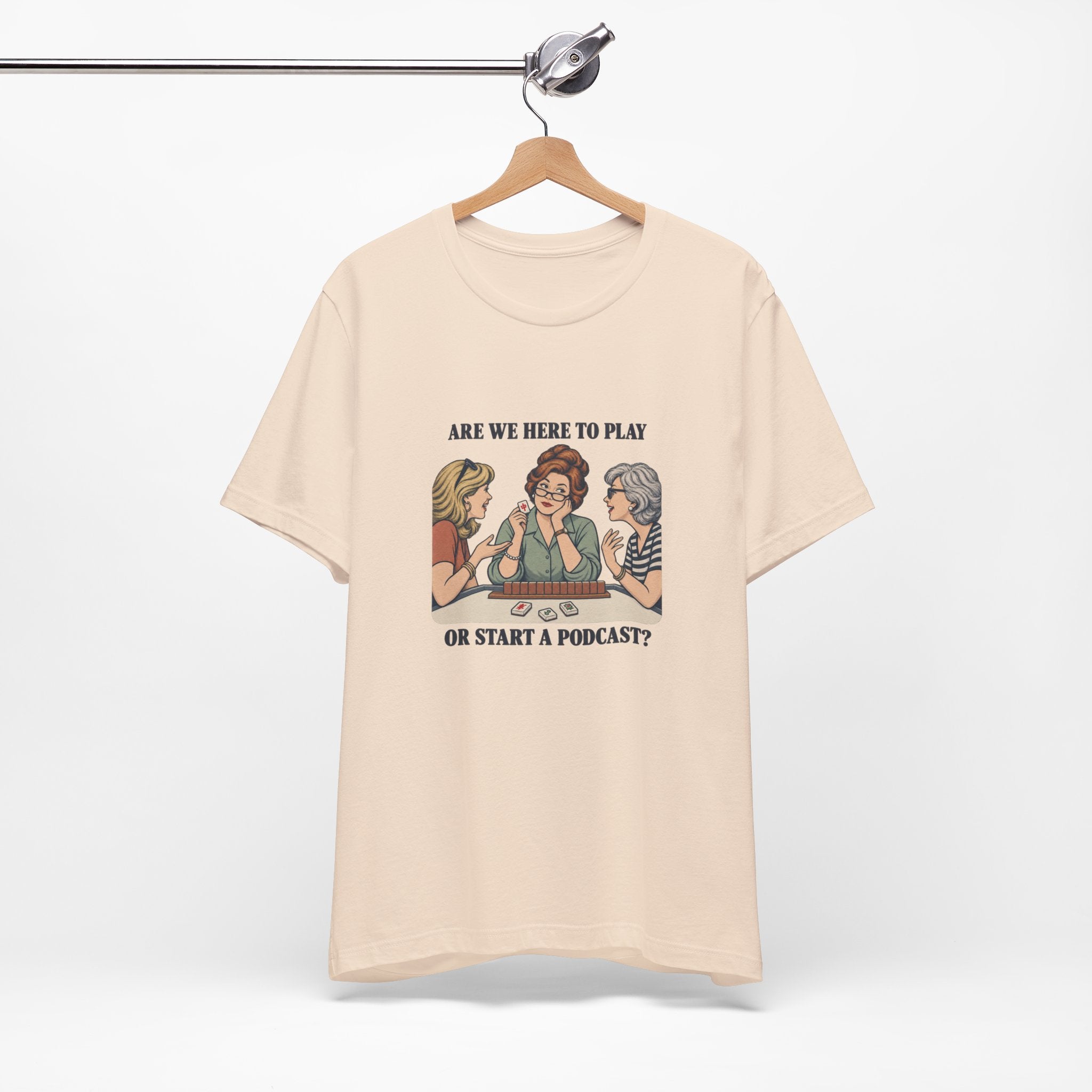 Are We Here to Play – American Mah Jongg T-Shirt