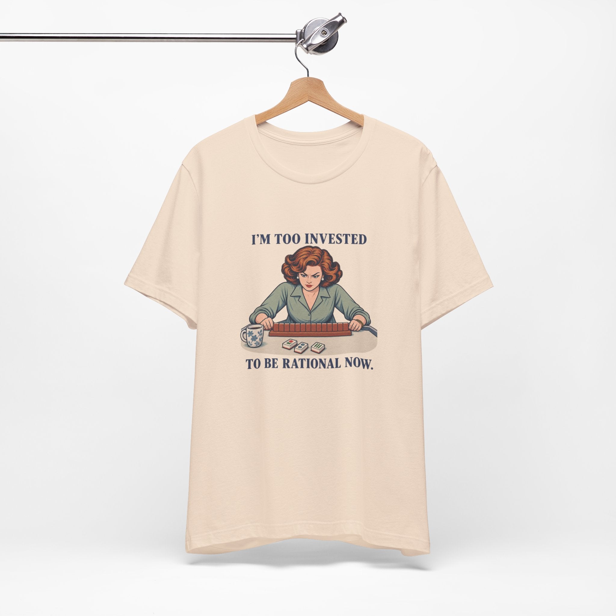 I’m Too Invested – American Mah Jongg T-Shirt