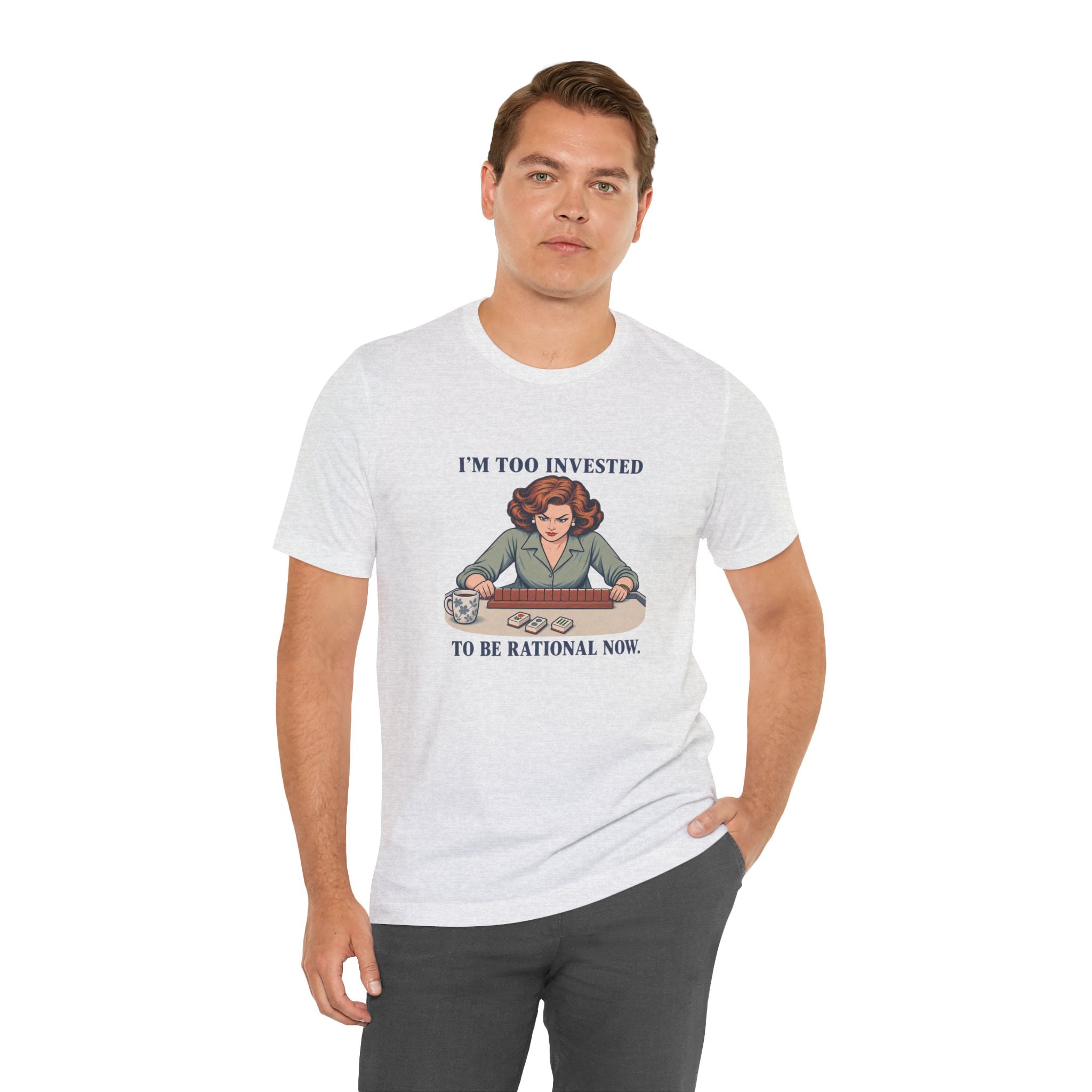 I’m Too Invested – American Mah Jongg T-Shirt