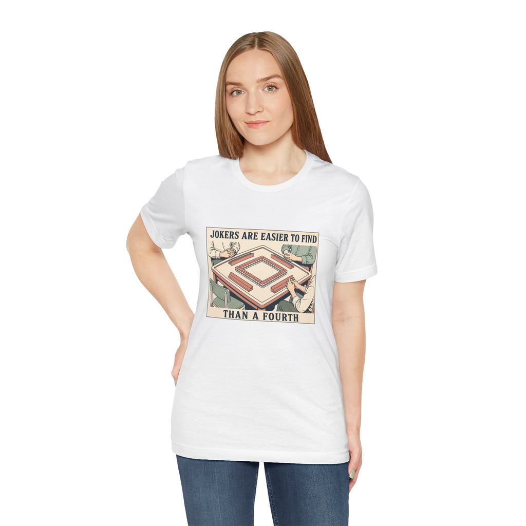 Jokers Are Easier – American Mah Jongg T-Shirt