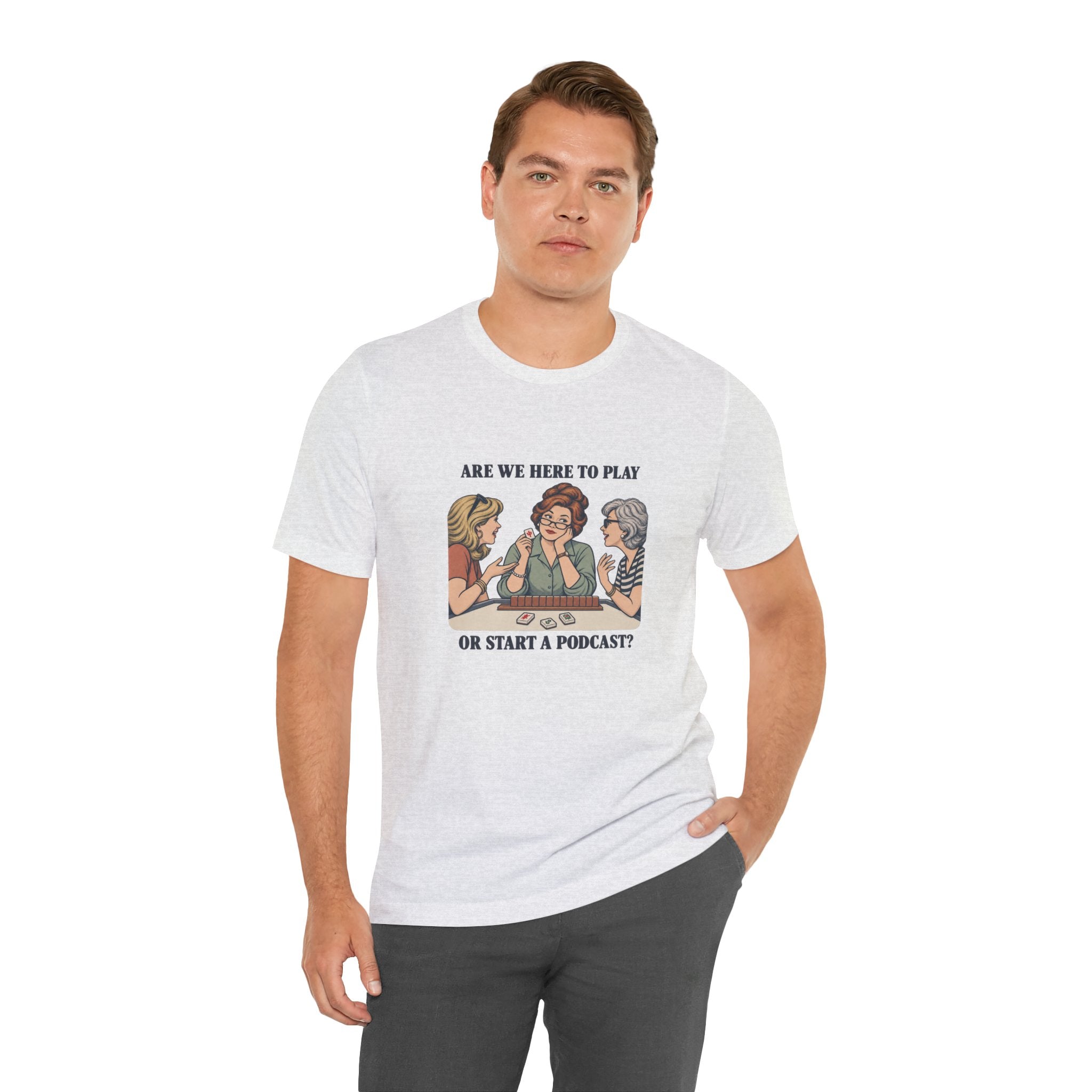 Are We Here to Play – American Mah Jongg T-Shirt