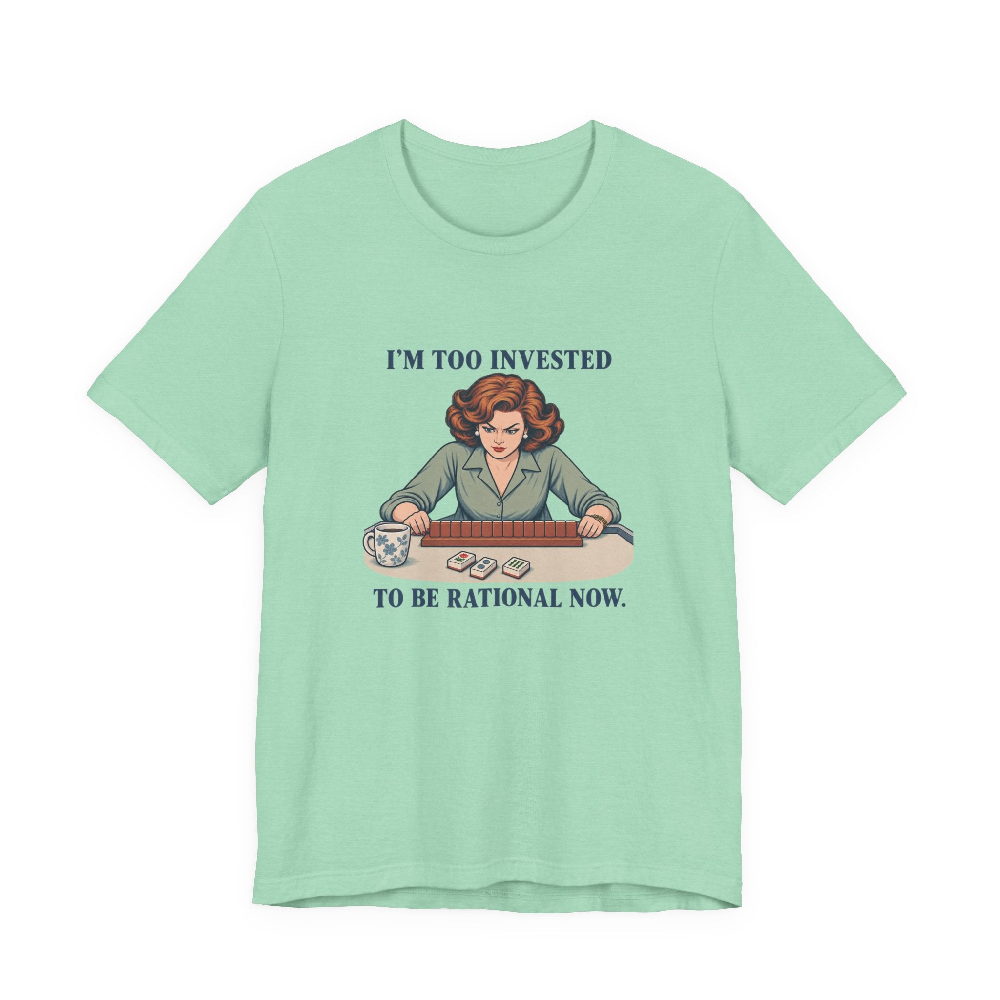 I’m Too Invested – American Mah Jongg T-Shirt