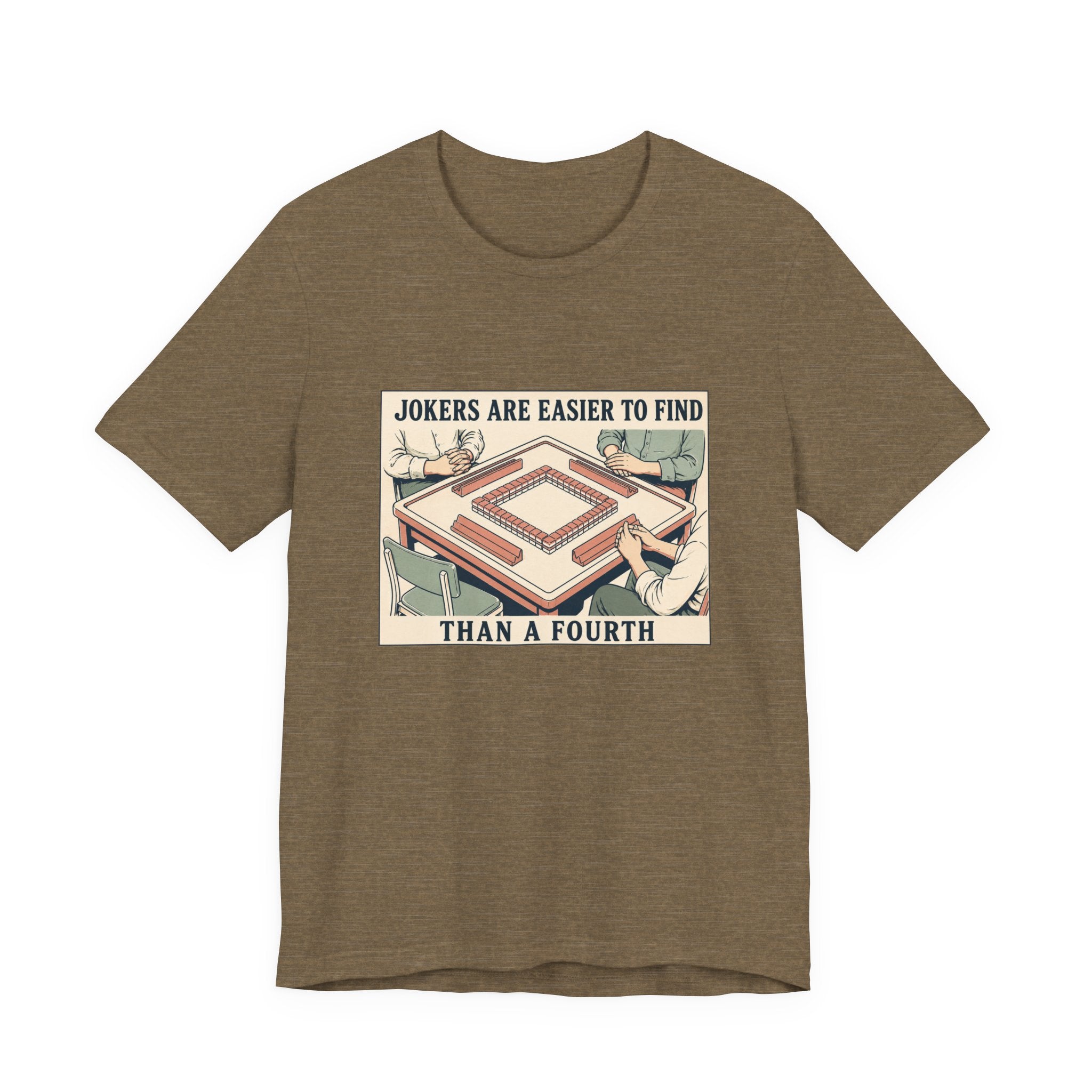 Jokers Are Easier – American Mah Jongg T-Shirt