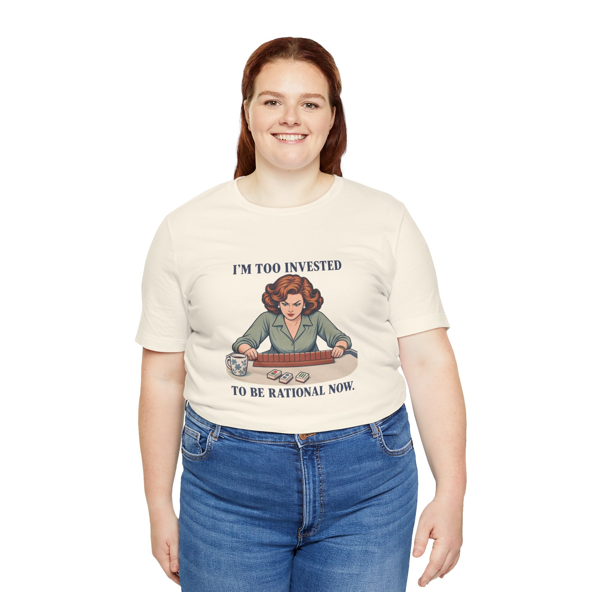I’m Too Invested – American Mah Jongg T-Shirt